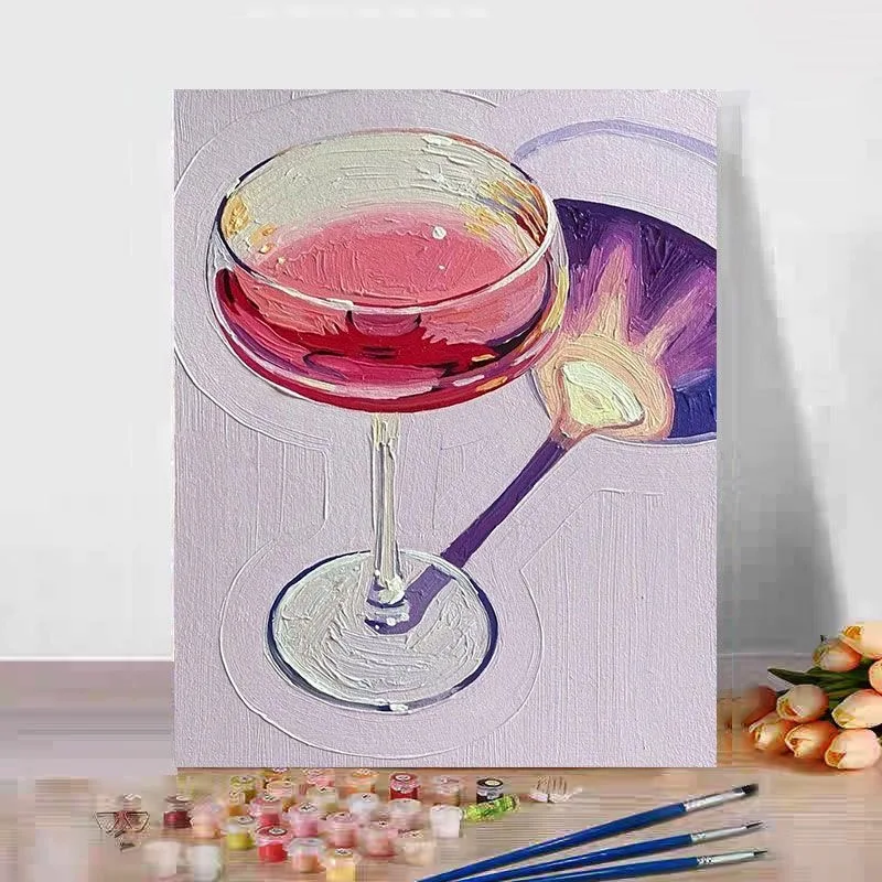 

A-0146 Beautiful Cup Landscape Oil Painting - Canvas Art - Home Decoration