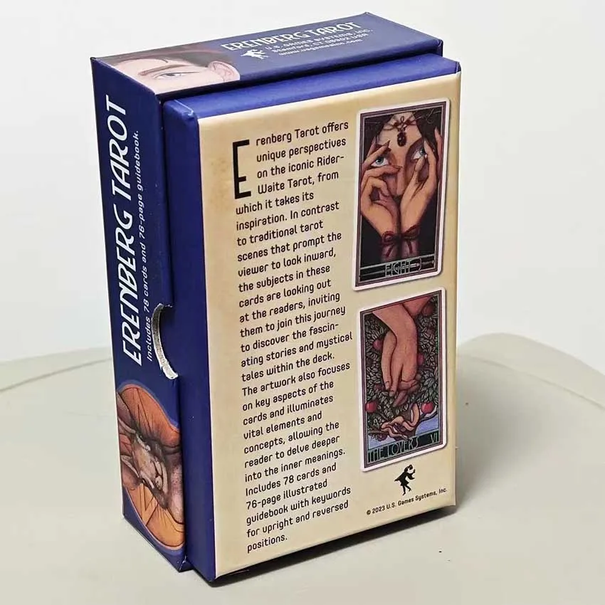 12x7 cm Erenberg Tarot A 78-Card Deck Card Games No Manual