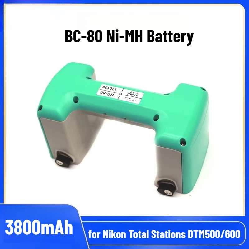 

BC-80 Ni-MH Battery for Nikon Total Stations DTM500/600/800 Series