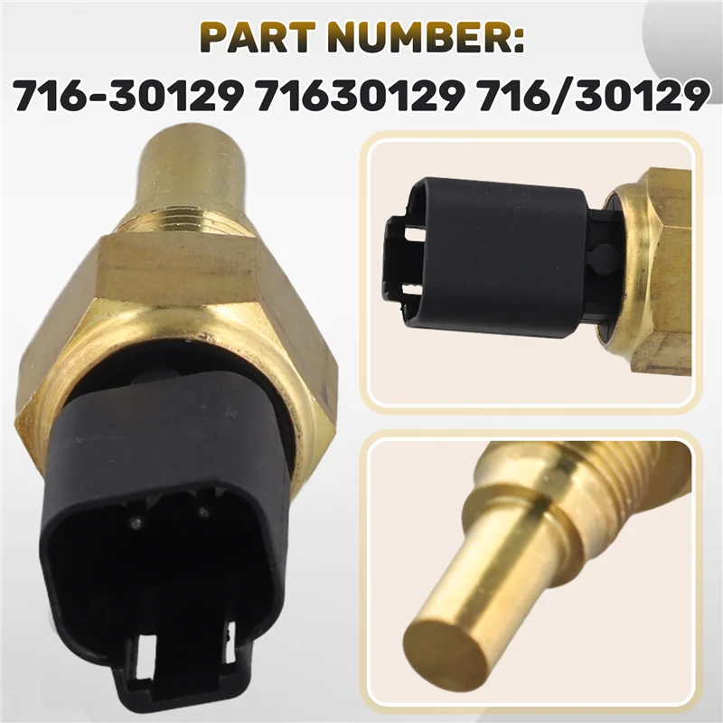 ABPP-Excavator Parts Water Temperature Sensor For JC Excavator 3CX 4CX 716/30129 716-30129 71630129