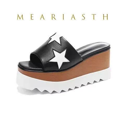 

House Slippers Platform flats Shoes Low Slides Summer open toe Clogs Woman Rubber Flip Flops On A Wedge Pantofle Beach 2025 Rome