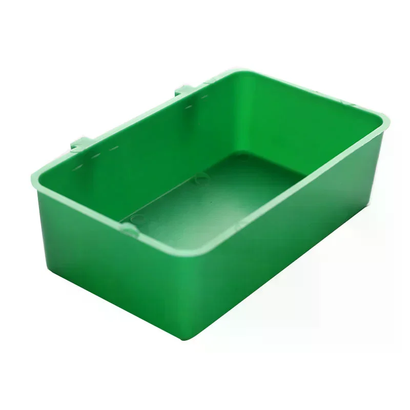 Multifunction Creative Green Food Tray Parrot Bathtub Animal Cage Shower Box Home Decoration
