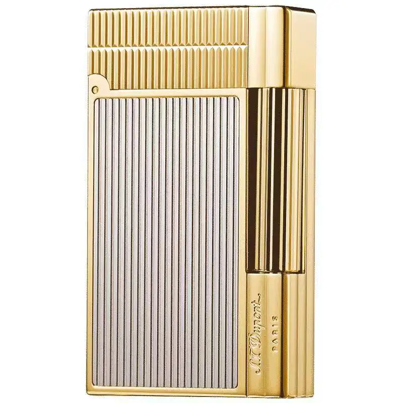 S.T. Dupont Golden Silver Brass Soft Flame Lighter Collection