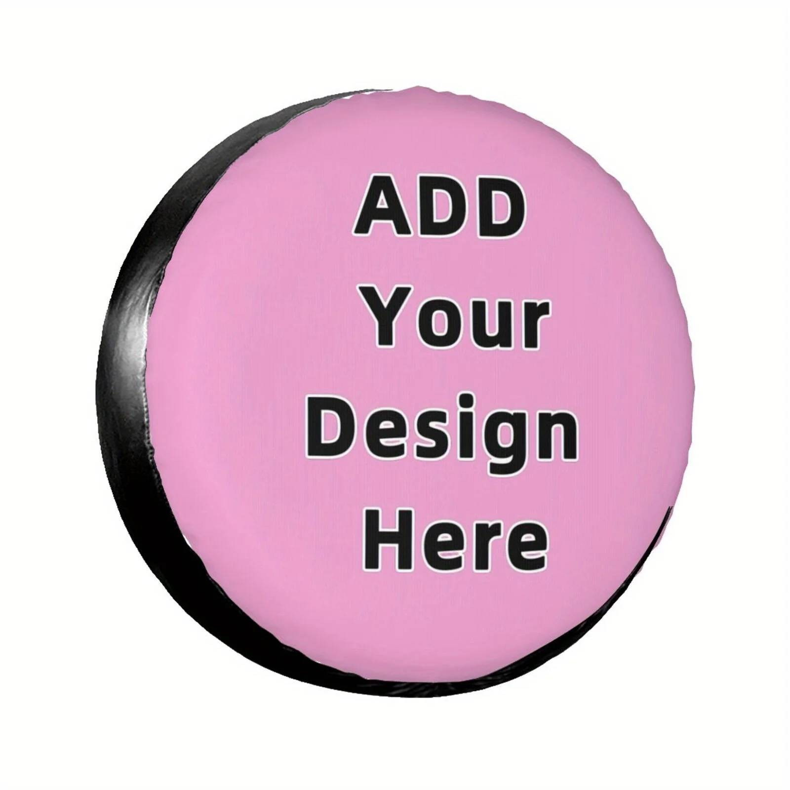 

4 типа индивидуальных чехлов на запасные колеса с нейлоновым веревочным крючком. Создайте свой текст. Фотозображение. Персонализированный чехол на запасное колесо для улучшения.