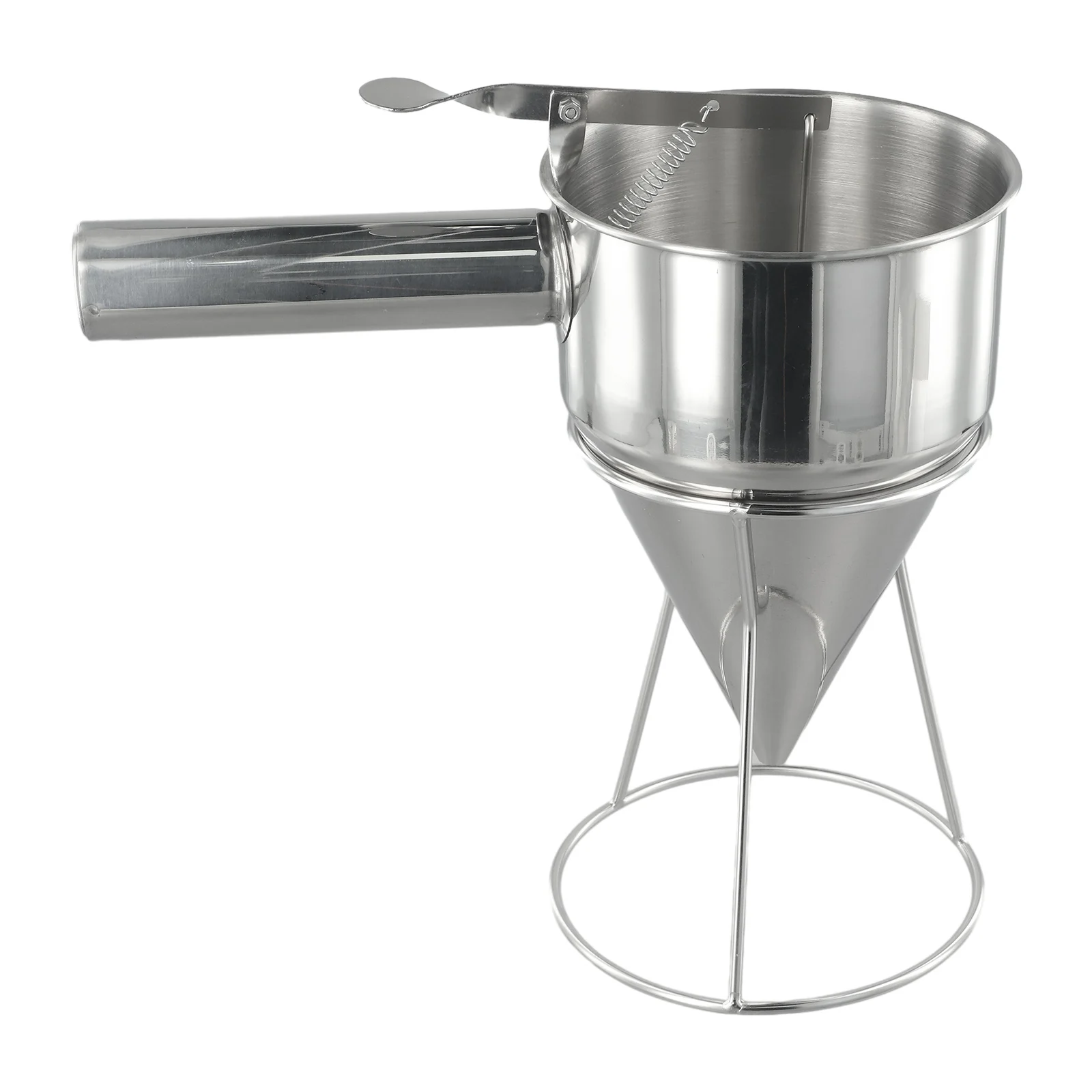 

Держатель для кухонной воронки, нержавеющая сталь, большая емкость, 1200 мл, кухонная воронка, инструменты для выпечки, гладкая