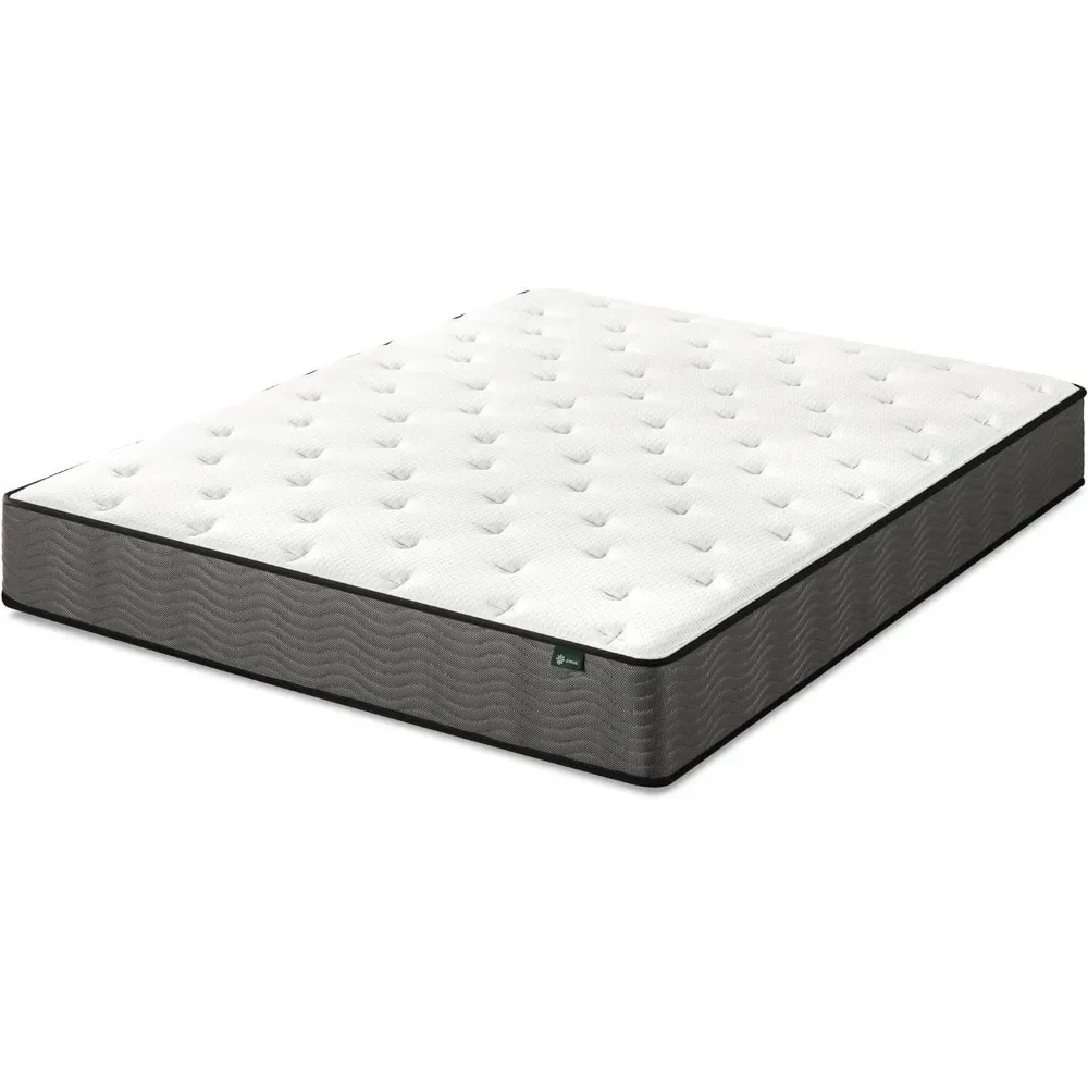 10Inch Queen size Mattress, Fiberglass Free, Medium Feel, Motion Isolation, Certified Safe Foams & Fabric, Mattress in A Box