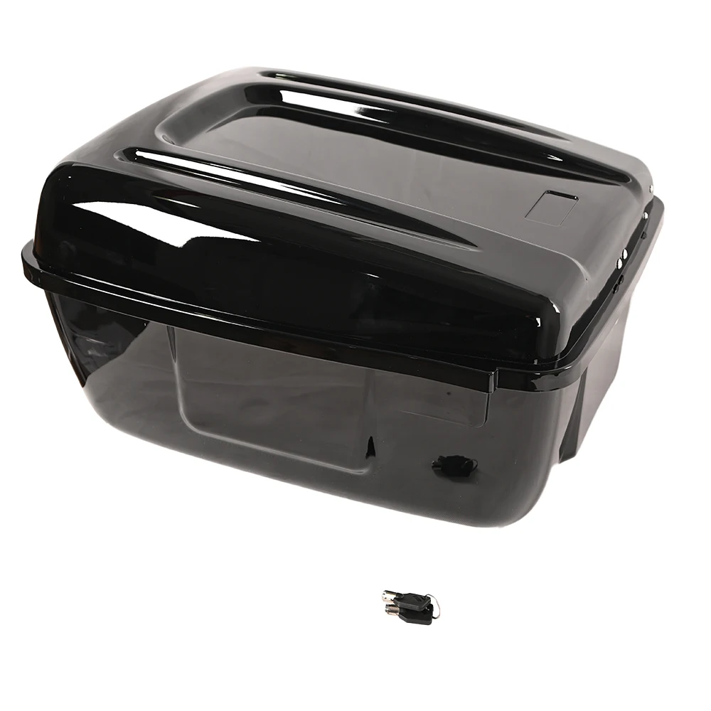 Police Style Motorcycle Tour Pack Trunk Saddlebag Fits For Harley Davidson Touring Street Glide Road King Road Glide 2009-2025