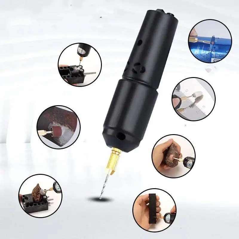 Jewelry Tools Mini Electric Drills Portable Handheld Micro USB Drill with 3pc Bits DC 5V for Jewelry Making DIY Wood Craft