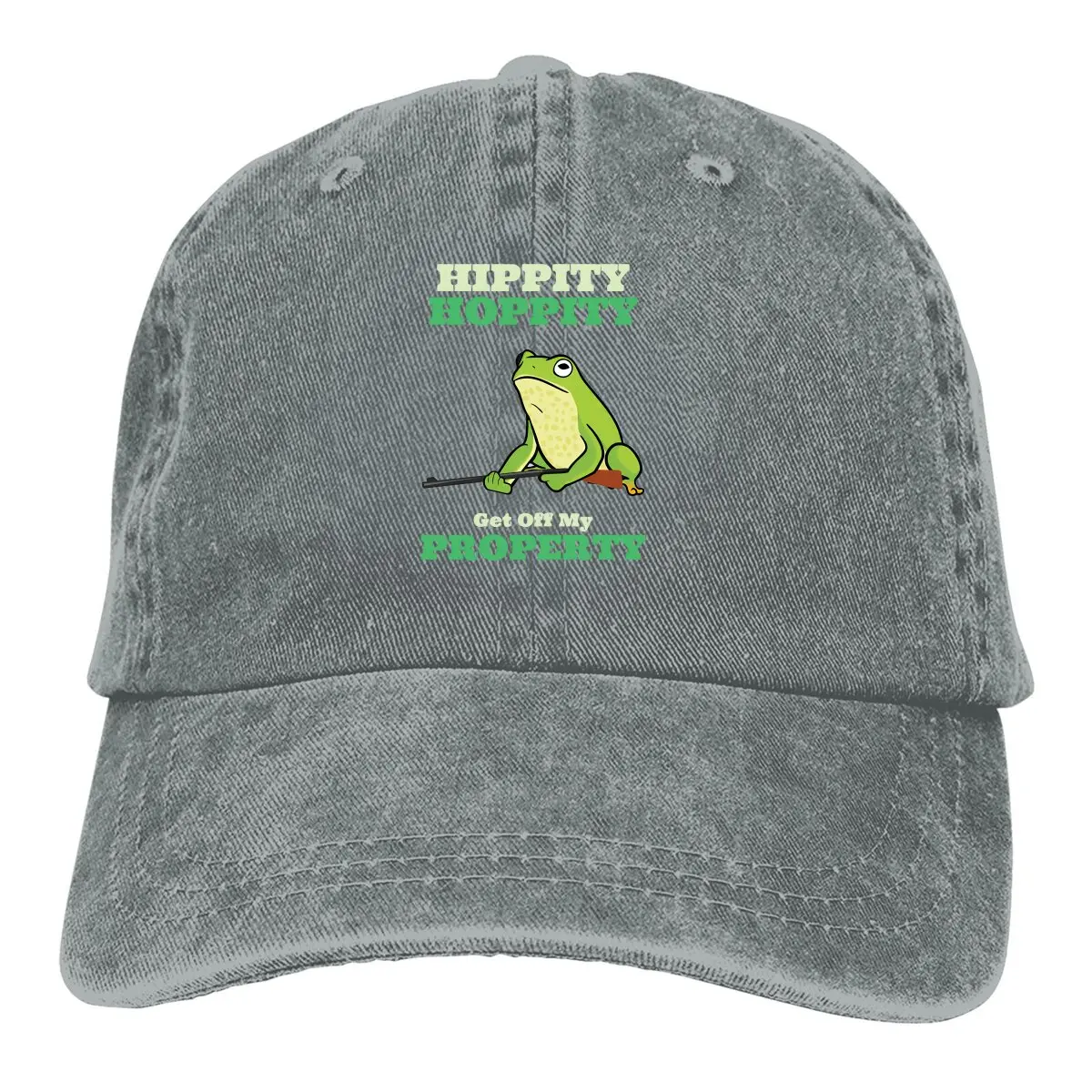 Funny Frog Animal Multicolor Hat Peaked Women's Cap Hippity Hoppity Personalized Visor Protection Hats