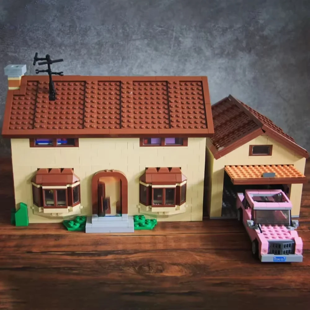 

hot New Street View Series Family Big House Puzzle Difficult Assembly Model Building Block Puzzle House Toy Birthday Gift