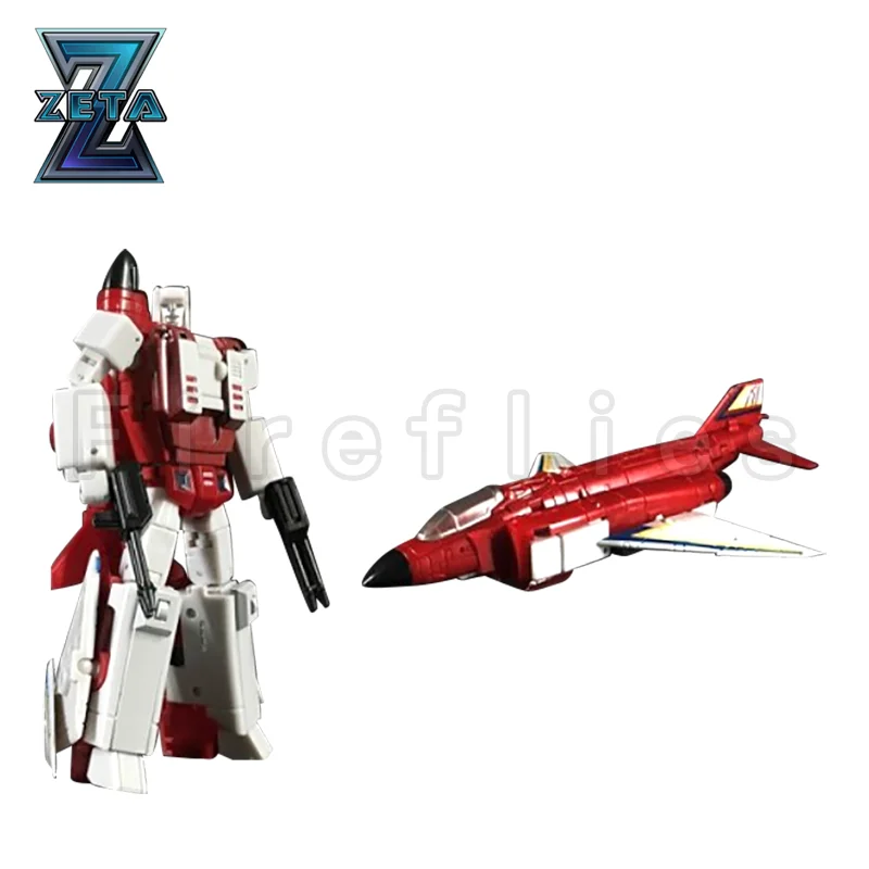 

10cm Zeta Toys Transformation Robot Action Figure ZC Superitron-Mini ZC04 Fly Fire Anime Model Toy For Gift Free Shipping