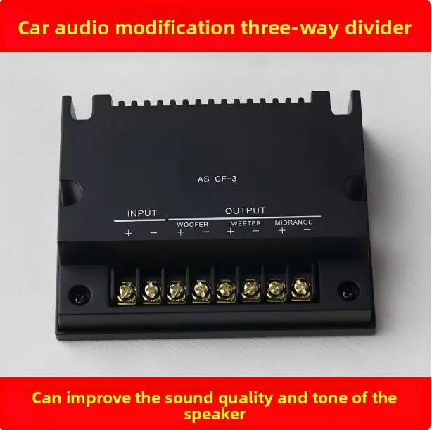 crossover three-way frequency, car crossover high power, high medium and low car screen splitter