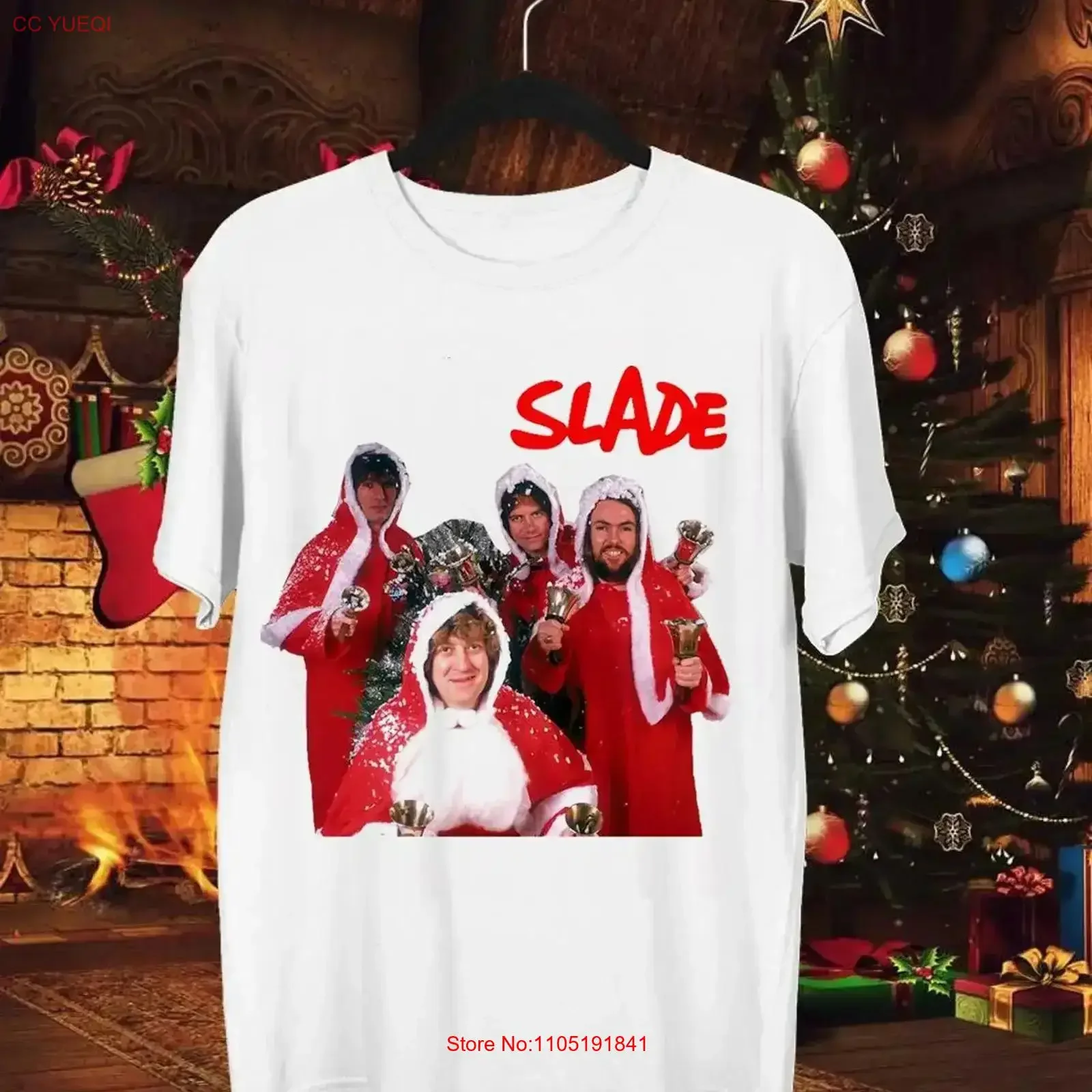 Slade Band Merry Christmas For Family T Shirt Full Size S 5XL vintage Washed Slightly Versatile Breathable fashion Stylish