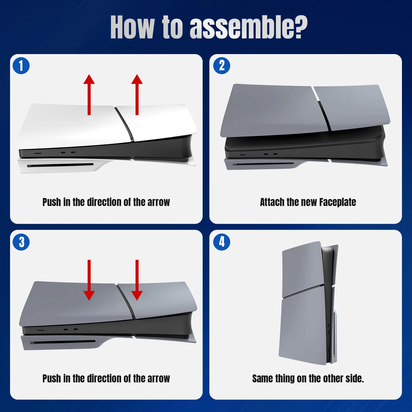 For PS5 Slim Plates 30th Anniversary Shell Limited P5 Slim Cover Faceplate Replacement for Playstation 5Slim Console Accessories view 5
