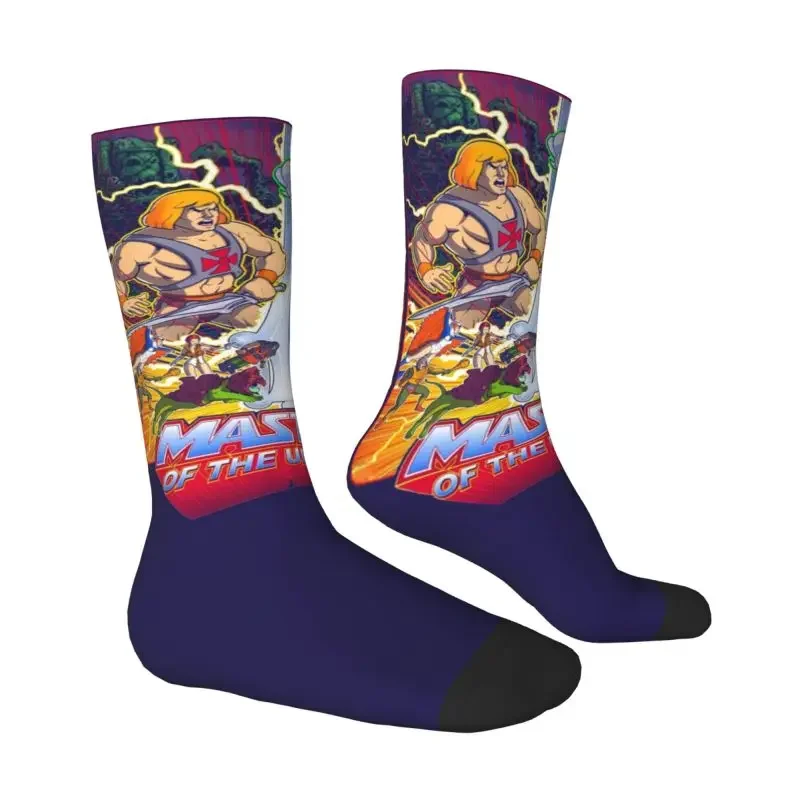 Meister des Universums Männer Frauen männliche Crew Socken cool er Mann Skeletor Heman 80er Jahre Cartoon Frühling Sommer Herbst Winter verrückte Socken