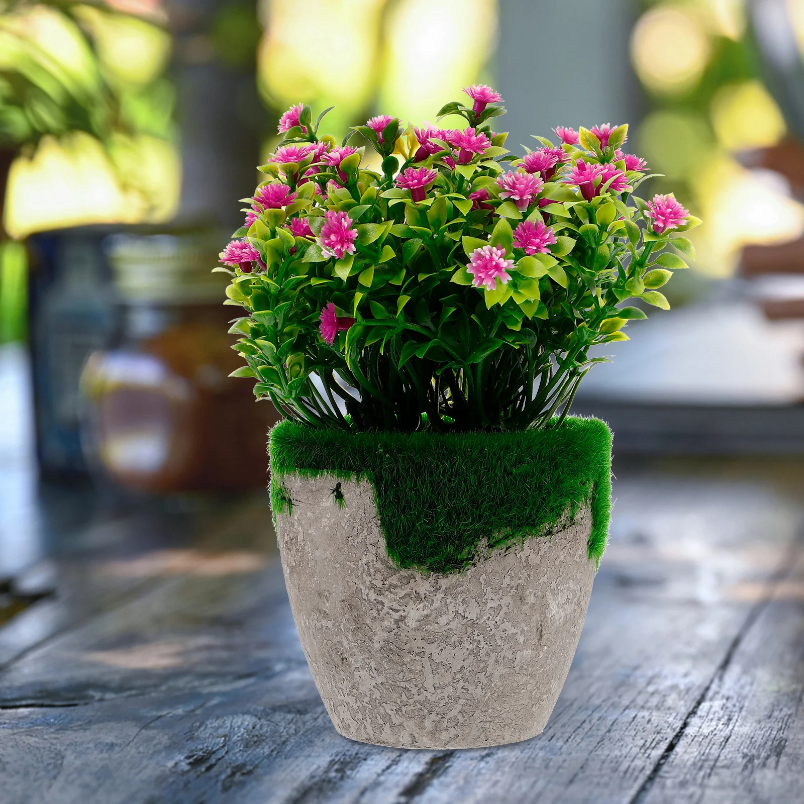 

Artificial Plastic Decor Small Artificial Small Plants For Decoration Plastic Flower Plant Decorative Indoor Plants
