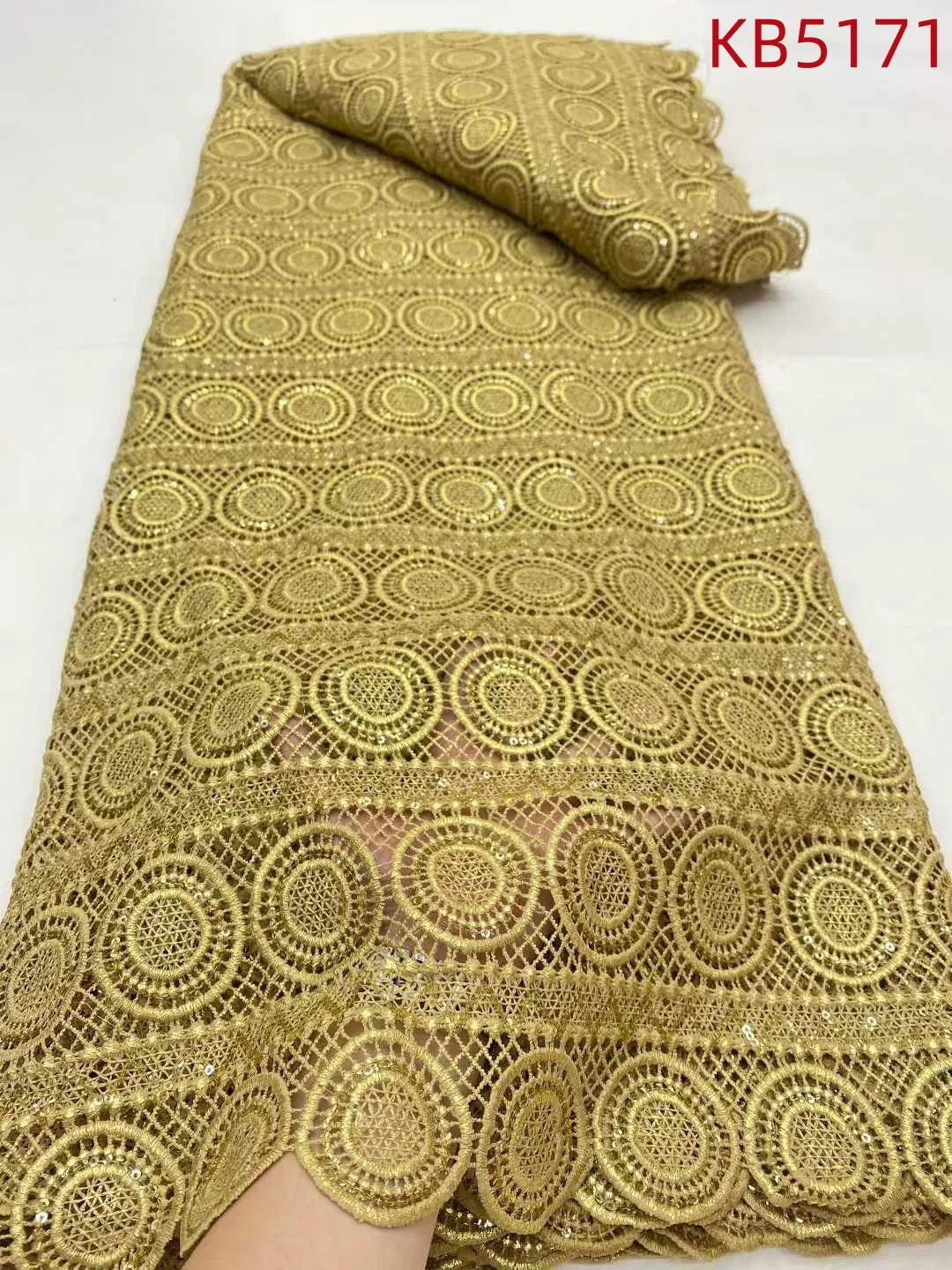 

Burnt Orange Lace Fabrics Luxury 3D Flower Beaded Tulle Lace Fabric Nigerian Sequins Laces Fabric For Wedding Party Dress KB5171