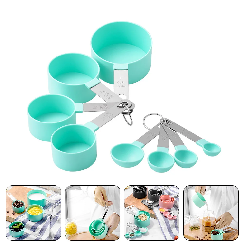 

1 set Spoon Set Baking Cooking Tools With Scale Stackable Kitchen Measuring Utensils For Ingredients Kitchen Baking Tool