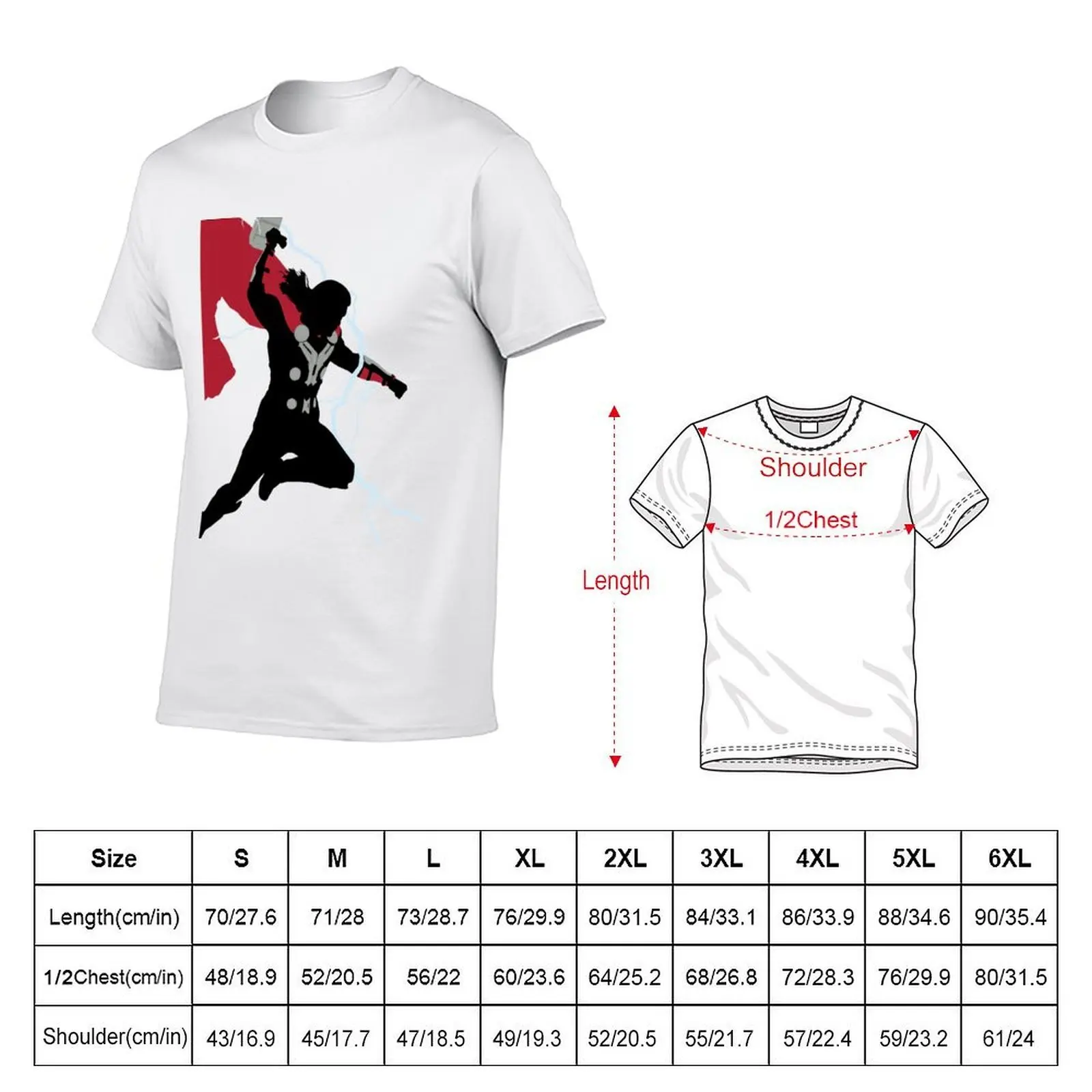 God of Thunder T-Shirt t shirts designer t shirt man plain t shirt man luxury T-shirt