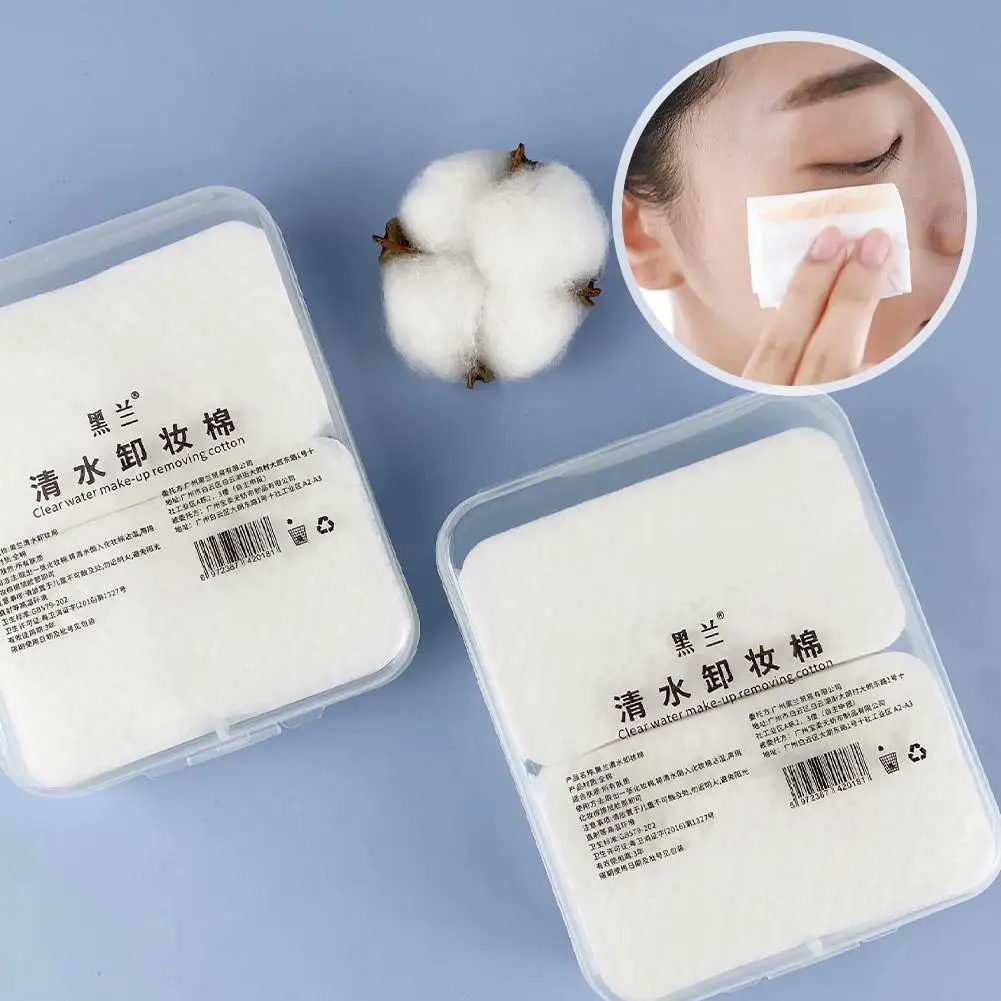 1 Beutel Weiche und atmungsaktive kreisförmige Make-up-Entferner-Pads, doppelseitige Wattepads, nicht reizend, für die tägliche Gesichtsreinigung N8T4