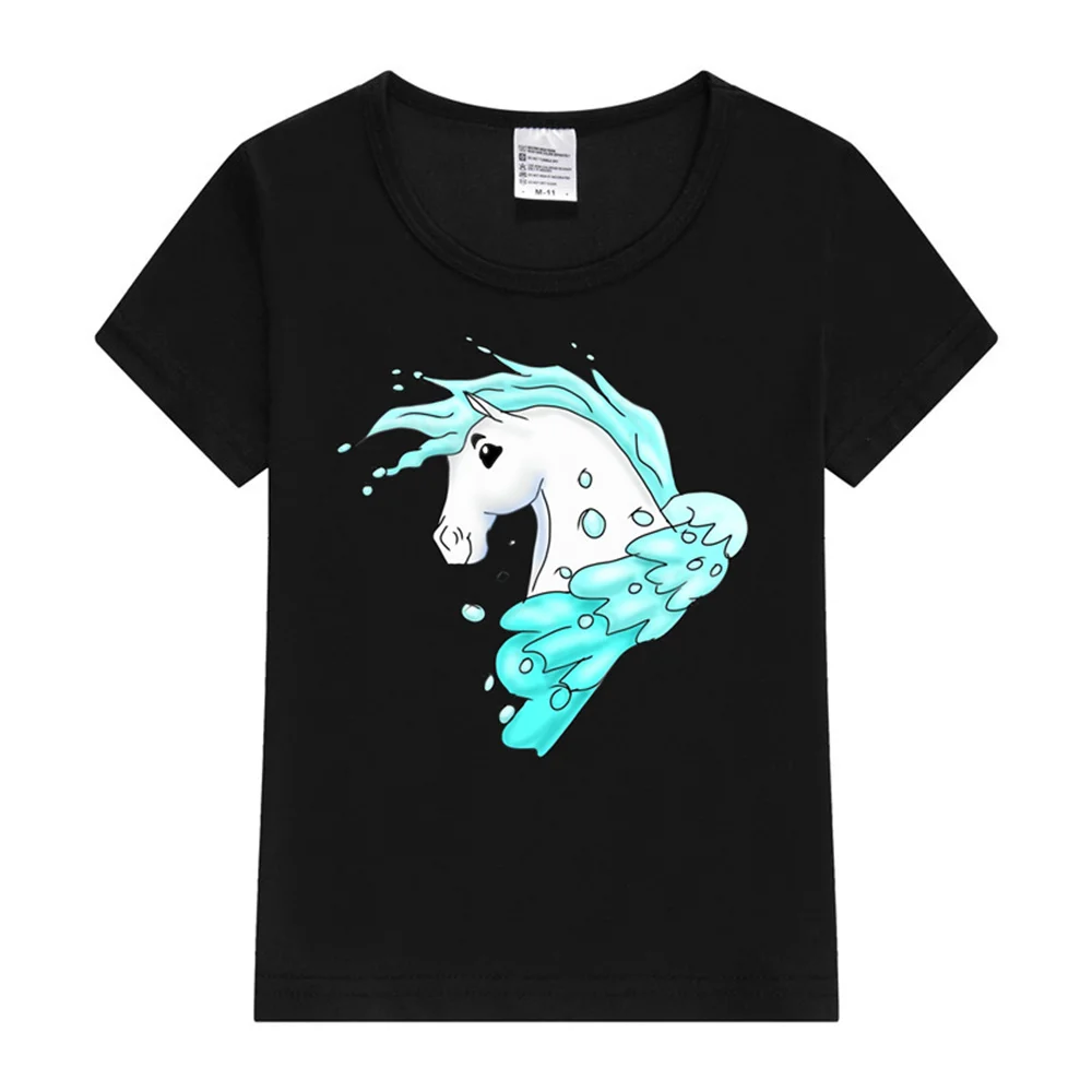 

Splash unicorn pegasus!!! Kids T-Shirt Children's Short Sleeve Boys T-shirt Boys girls comfortable casual top T-shirt top