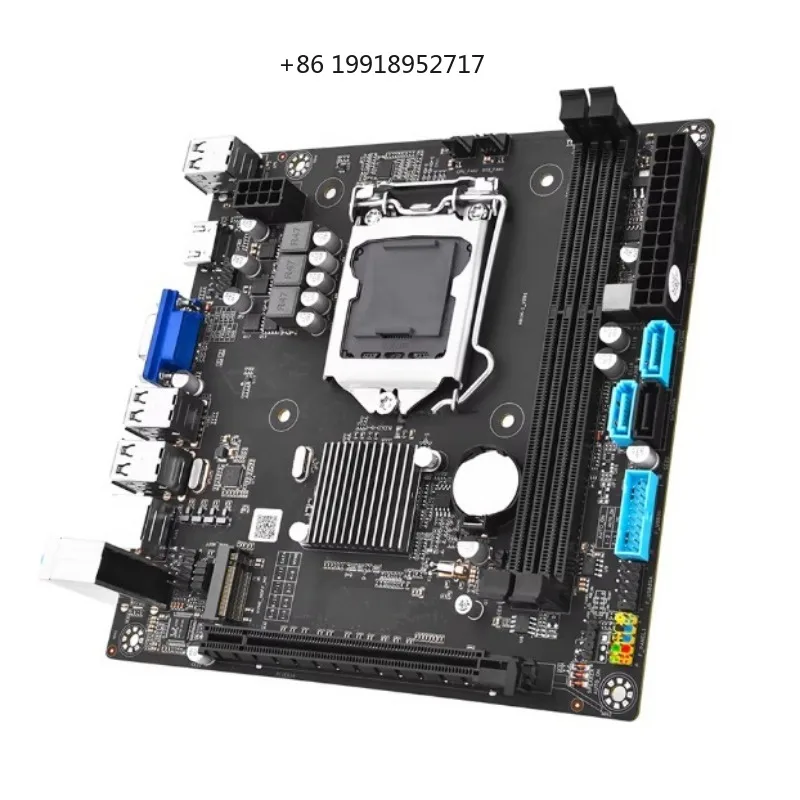 H81 Desktop Computer Main Board DDR3 Memory 1150 Pins 4th Generation I3i5CPU Support M.2 Solid State JJ286