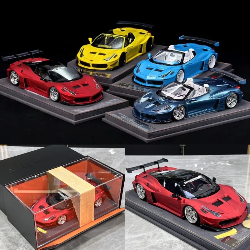 ARES 1/18 458 GT Spider LB Resin Toy Motor Vehicle Diecast Metal Model Gifts