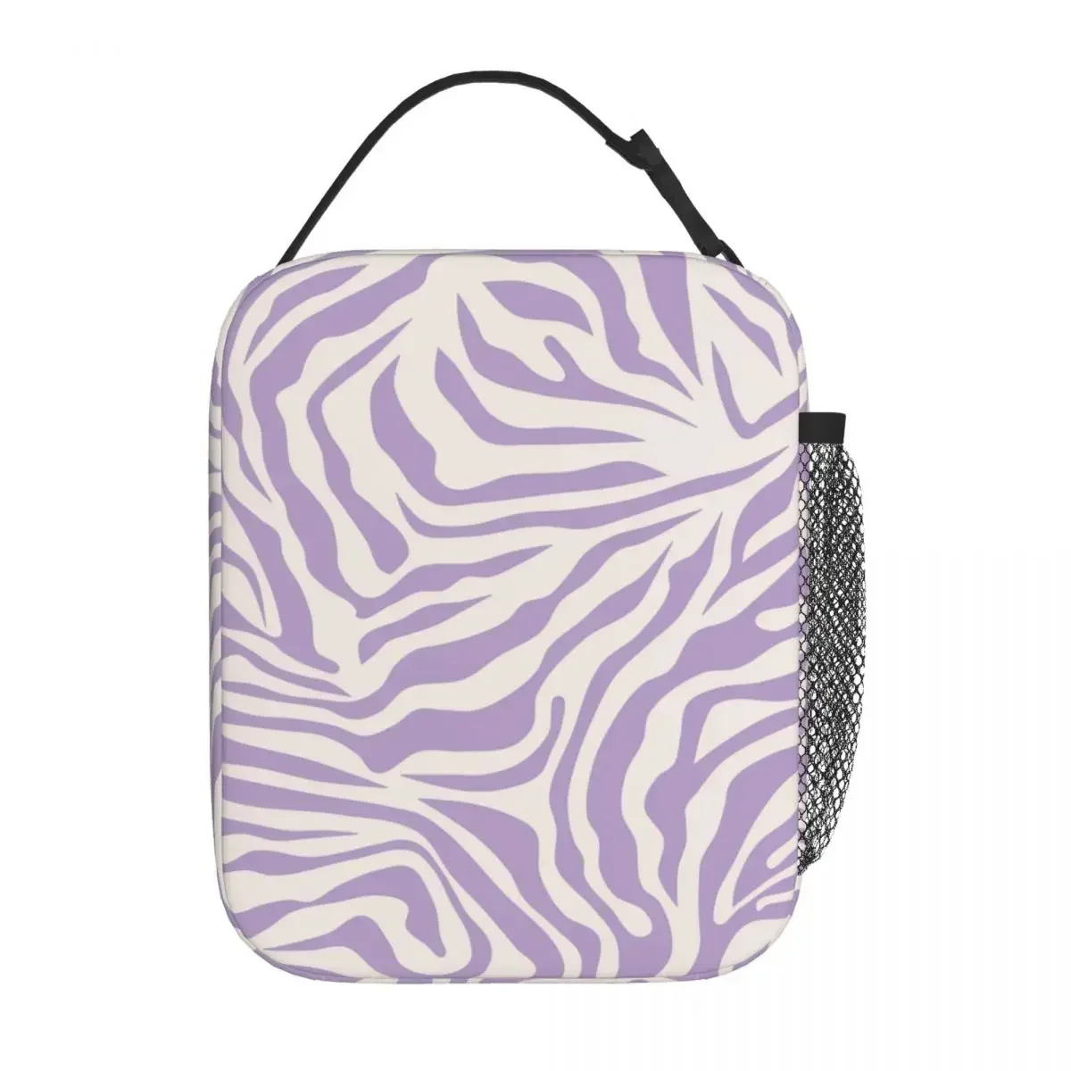 Zebra Stripes Preppy Wild Animal Print Insulated Lunch Bag Large Lunch Container Cooler Bag Lunch Box Tote Beach Picnic