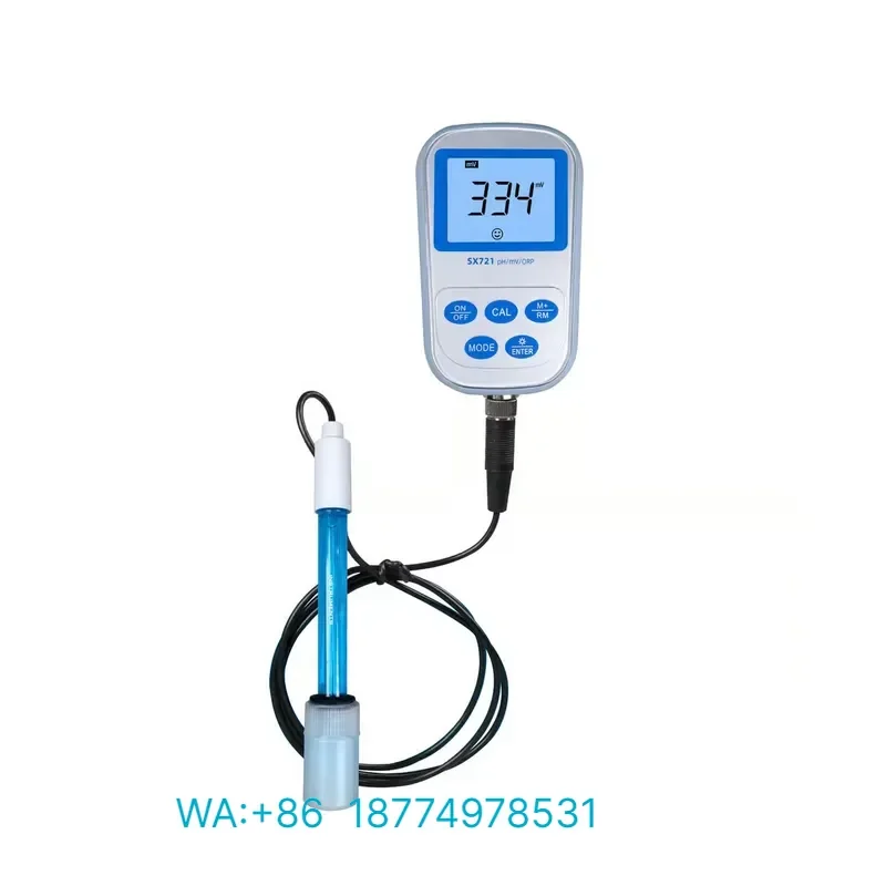 for NADE SX721 Portable pH ORP Meter Dual Parameter Measure for Aqueous Solution Range -2.00 to 19.99 Laboratory Testing