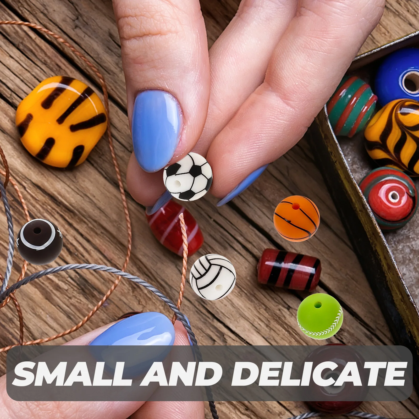 

48pcs Diy Silicone Loose For Chain Pacifier Clip Chewing Necklace Bracelet Making Supplies Round Spacer Teether Diy