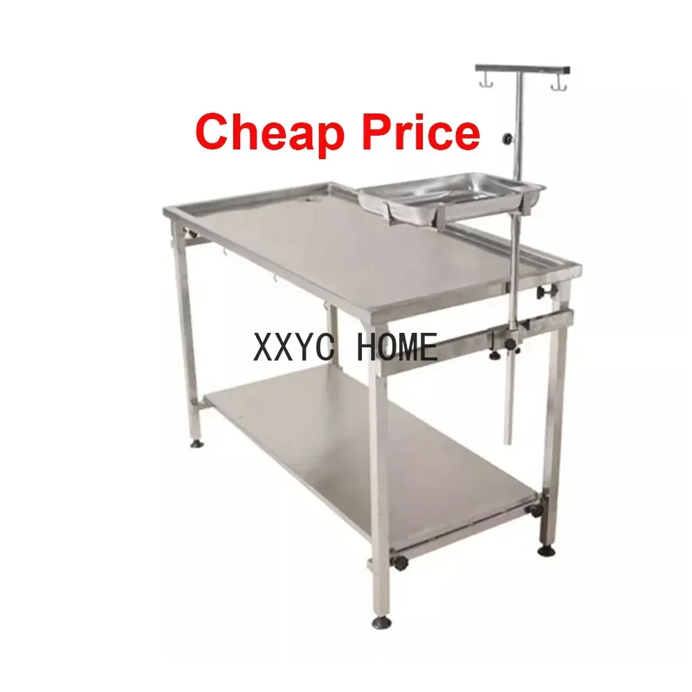 Veterinary Equipment Portable Medical Grade Veterinary Stainless Steel Surgical Table For Vet Clinic animal operating table