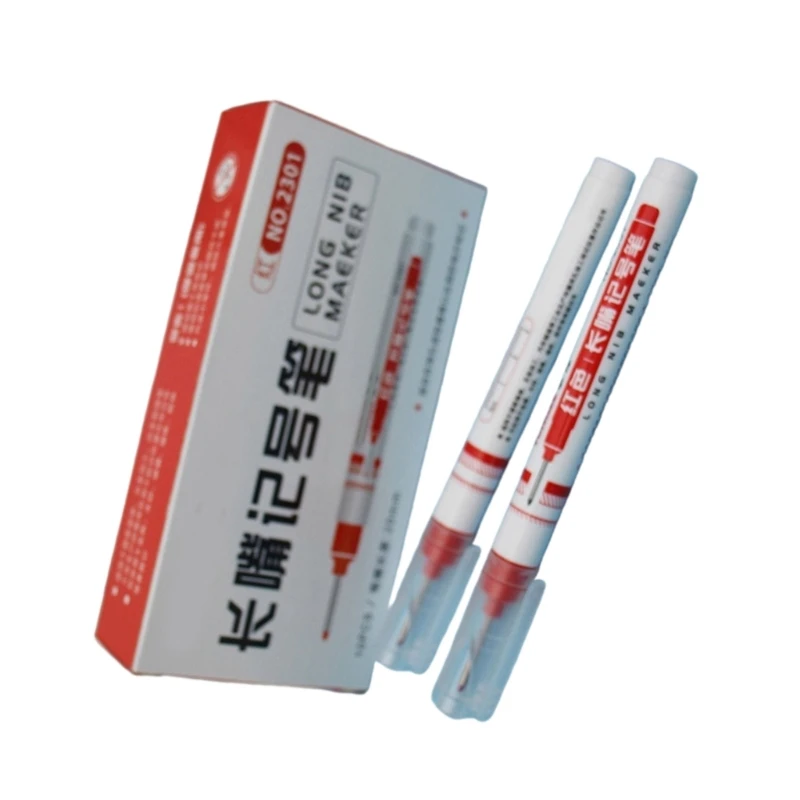 E9LB ช่างไม้ Marker กันน้ำ เจาะรู Marker งานไม้ Mark เครื่องมือ