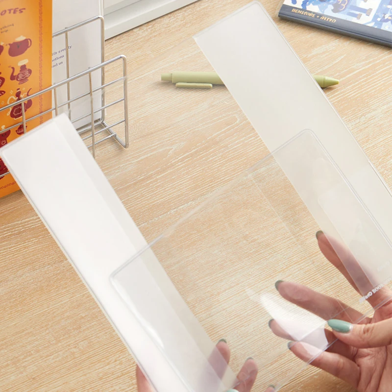 Fromthenon Travel Journal Planner Transparent PVC Cover A6 B7 Notebook Dustproof Durable Protector Shell Stationery Supplies