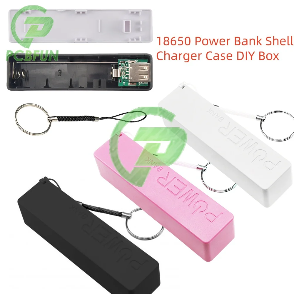 

DIY 18650 Battery Power Bank Shell USB Charger Case Portable Electronic Charging Box Holder for Phone And Other Electronics
