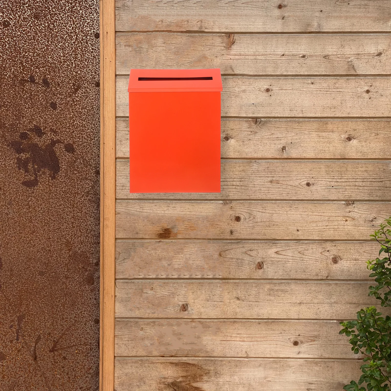 Pocztówka w stylu vintage z żelaza, duża pojemność, montowana na ścianie, skrzynka na sugerencje do domu, biura, do użytku wewnątrz i na zewnątrz, dekoracyjna metalowa skrzynka na listy.