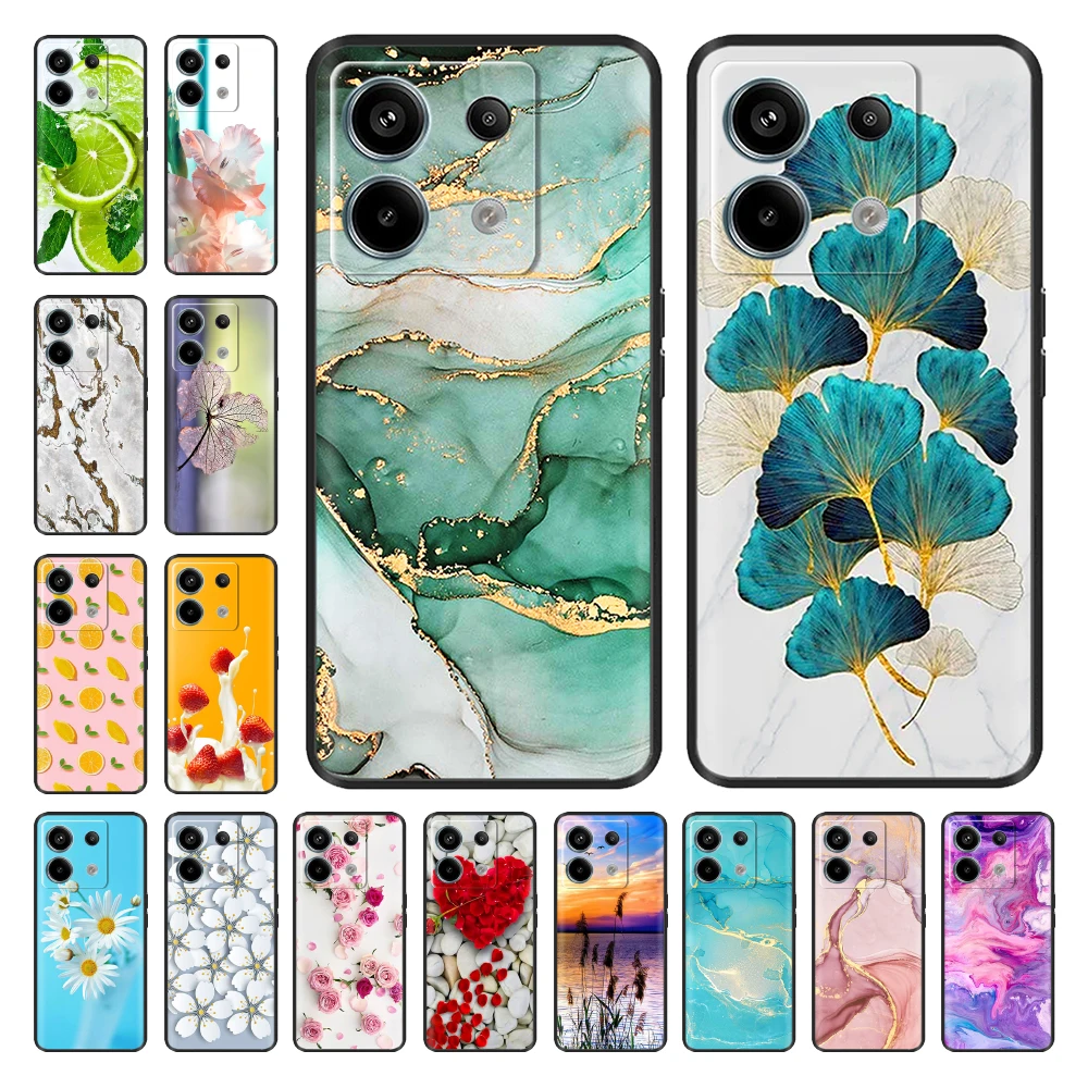 For Xiaomi Redmi Note 13 Pro 5G Case For Redmi Note13 Soft Silicone TPU Phone Back Cover For Xiaomi Redmi Note 13 Pro Plus Funda