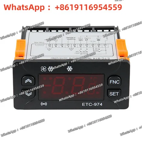 

Цифровой термостат ETC-974 для контроля температуры, охлаждения и вентиляции с двумя датчиками