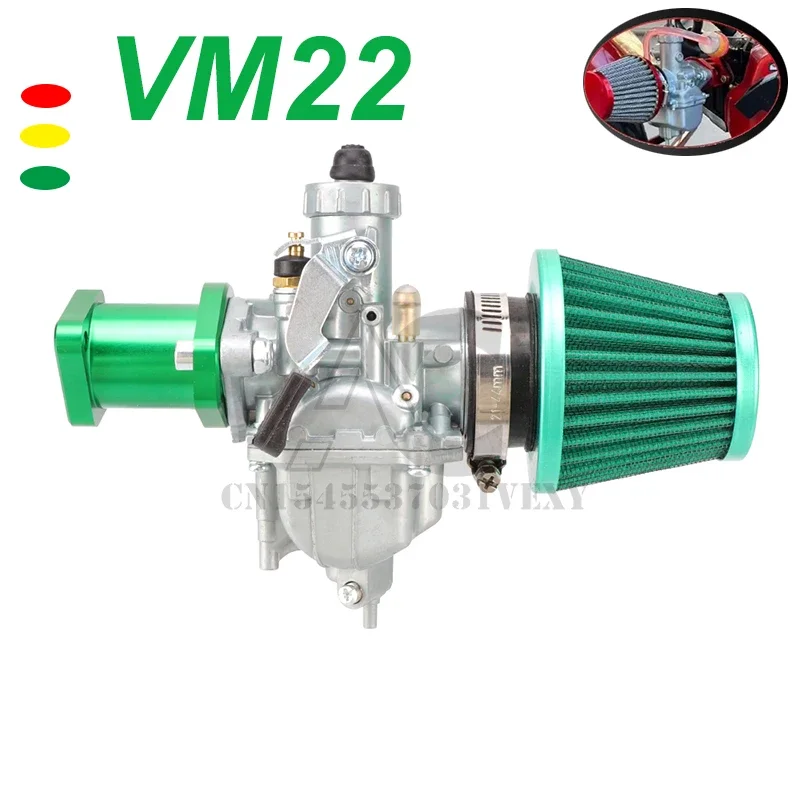 VM22 26mm Mikuni Carburetor Carb Performance Intake Pipe Mainfold 38mm Air Filter Kit for Predator 212cc 196cc Honda GX160 GX200