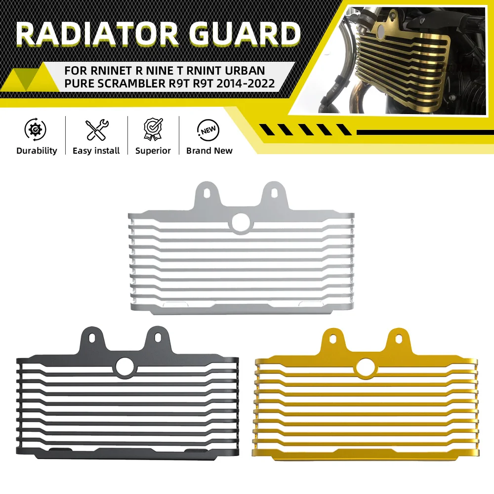 

Radiator Grille Guard Cover Fuel Tank Protection Motorcycle For BMW RNINET R NINE T RninT Urban Pure Scrambler R9T r9t 2014-2022