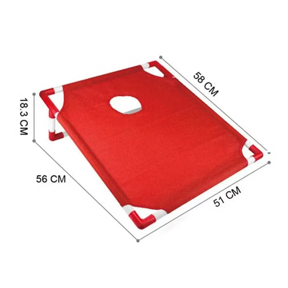 Set di cornhole da lancio portatile Raccolta di famiglia Tossing Bean Bag Gioco Rosso Blu Formazione Cornhole Gioco da tavolo Giocattoli sportivi