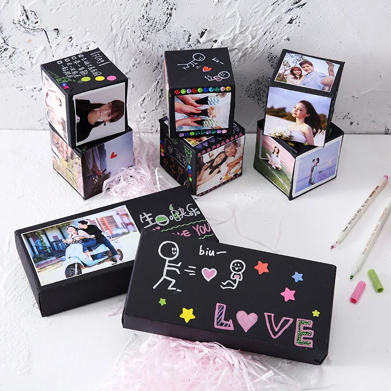 Bounce Box Creative Surprise Gift Box Diy Handmade Gift Box Valentine's Day Novelty Birthday Gift Mystery Box