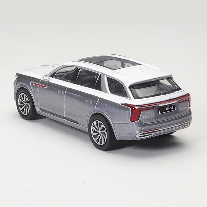 XCarToys 1/64 Hongqi E-HS9 White Gray Color Matching Alloy Diecast Model Car Toy Collection Gift