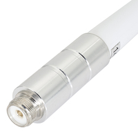 Omnidirectional Outdoor Antenna Waterproof Outdoor Omni Directional Fiberglass Base Antenna PL259 Female Connector Omni Antenna