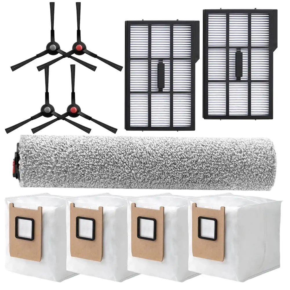 

1 Set Vacuum Cleaner Main Brush Side Brushes Cleaner Bag Filter Kit For Eufy For Omni E25 / E28 Robot Vacuum Cleaner Accessories