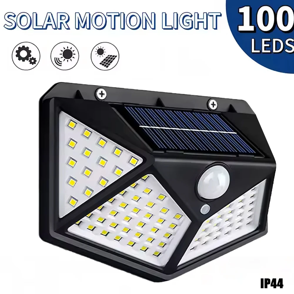1/2/4 Pack, Outdoor Solar Patio Wall Light, Garden Home Wall Decor 100 LED Exterior Wall Light