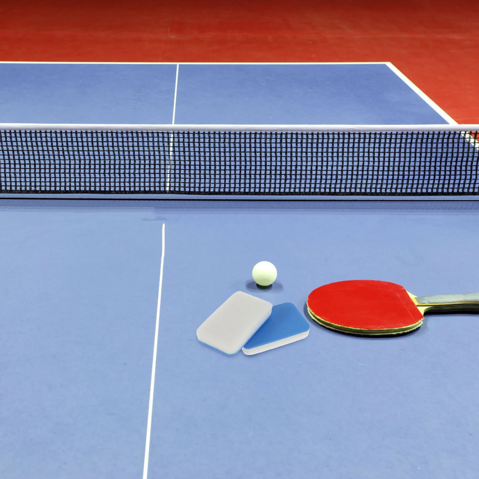 

2 шт. губок для чистки ракеток для настольного тенниса, эффективный инструмент для очистки, многоразовая чистящая подушечка, удаляет грязь, безопасна для резины