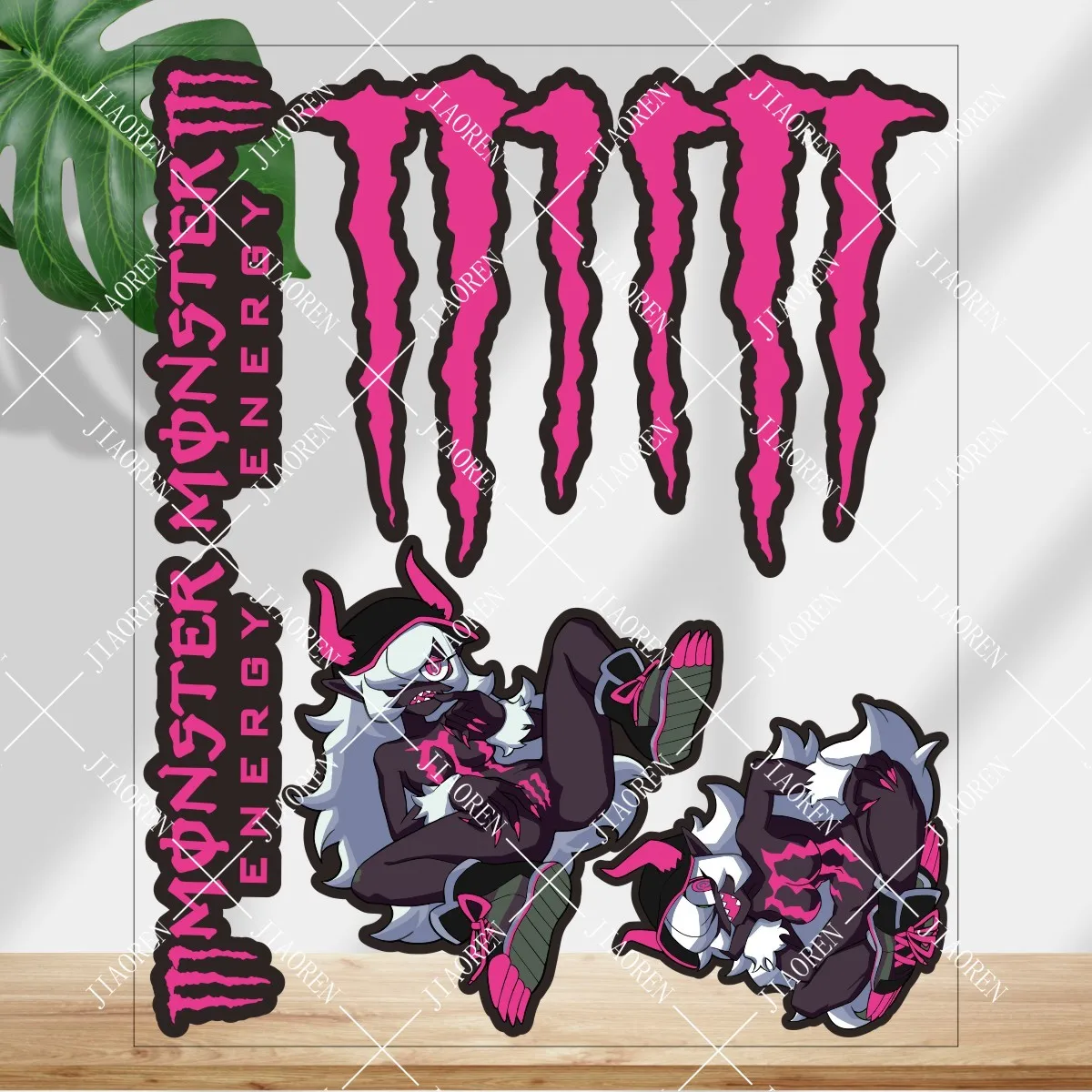 

Рождественская наклейка Monster Energy с логотипом, мотоциклетный шлем, танк, автомобиль, велосипед, светоотражающая наклейка, комплект # 5