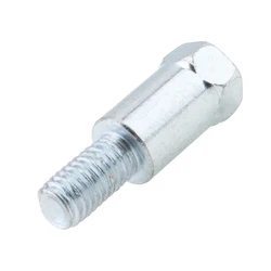 8mm Anti clockwise To Clockwise Mirror Adapter Silver Steel Metal Heighten Rearview Bolt Screw Bolt Motorbike Mirror Screw