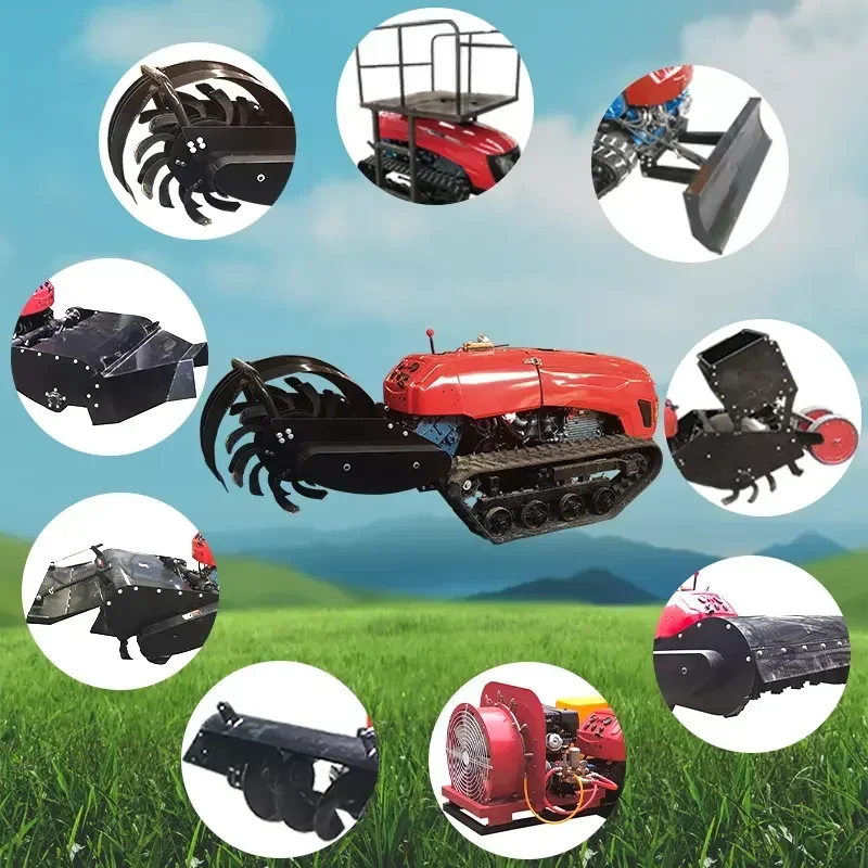 100-150mm Gardening Tools and Equipment Gasoline Rotary Tiller Power Tiller Farm Cultivator Agriculture