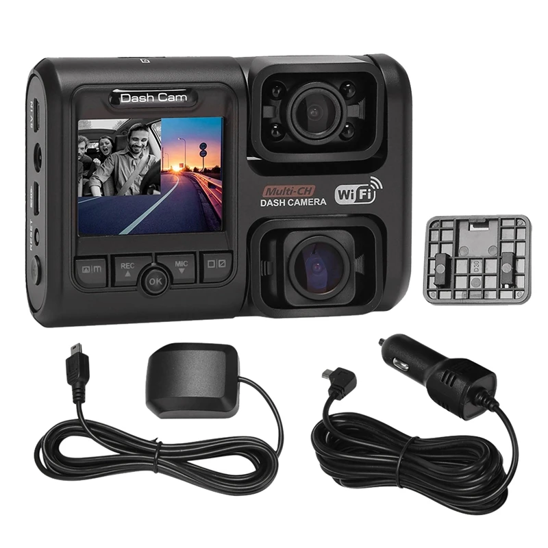 

Dual Lens DVR Night Vision Dash Camera Video Recorder D30H 24 Hour Parking Monitoring A